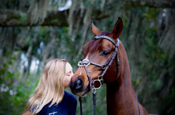 Pink Equine Metal Wave Diamante Browbands