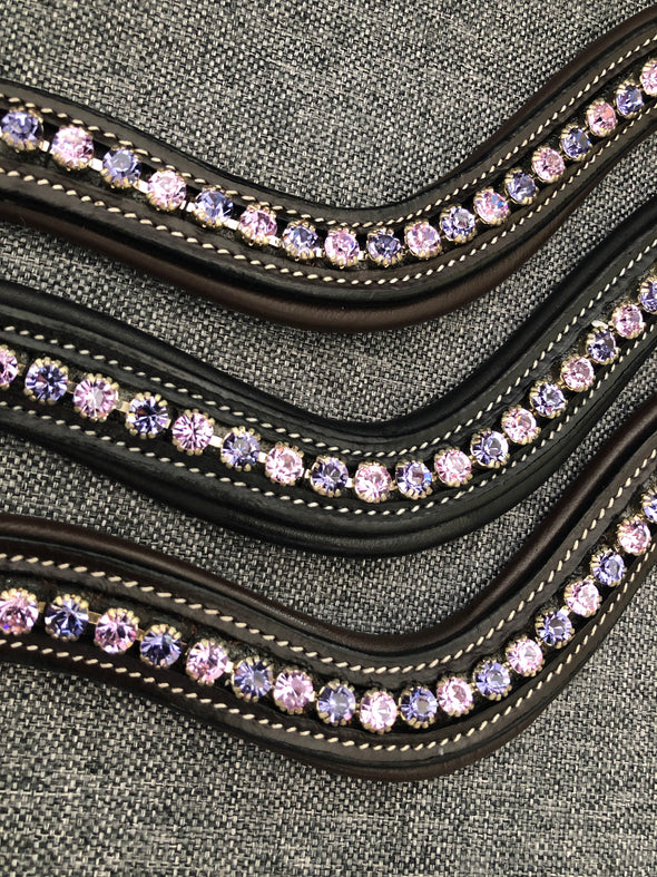 Pink and Violet browband