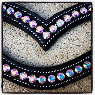 Iridescent Crystal Browband