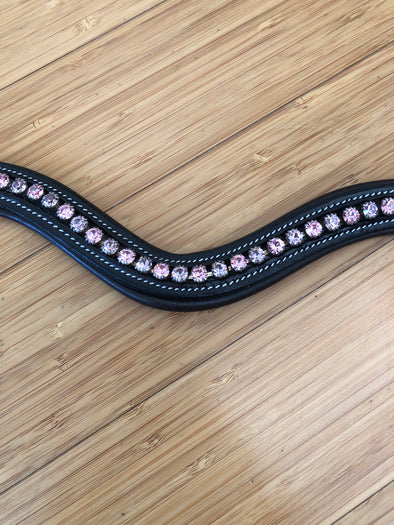 Light rose and amethyst browband