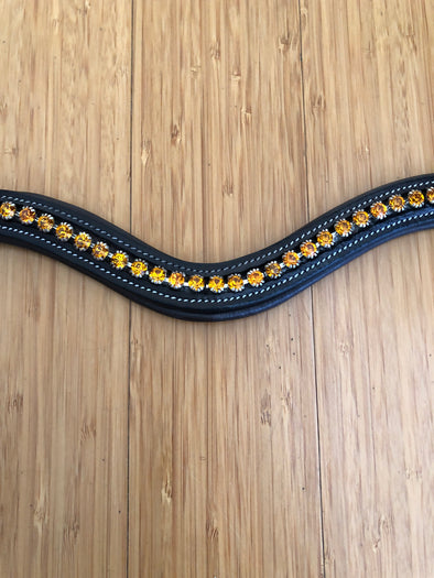 “Fall” 🍁 orange topaz Crystal browband