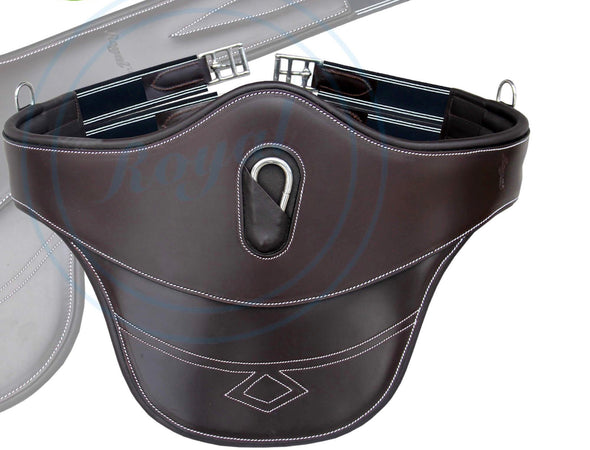 Belly Guard Girth with Leather Padding