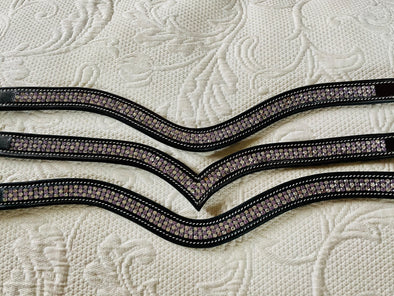 Small Crystal Light Purple and Diamond Browband