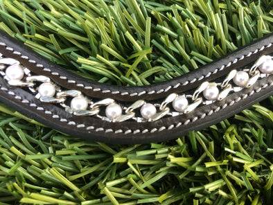 Pearl Curved Linked Browband